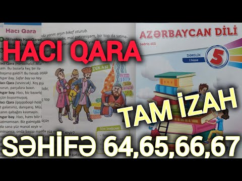 5ci sinif Azərbaycan dili - Hacı qara ' Səhifə 64, 65, 66, 67 ...