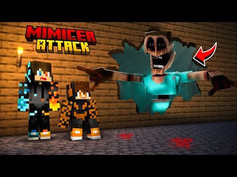 We Found Scary Mimicer In Our Minecraft Bunker😰