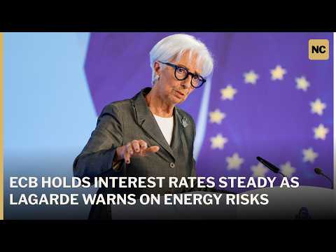 ECB Keeps Interest Rates Steady, Lagarde Signals New Energy Risks | AC1P