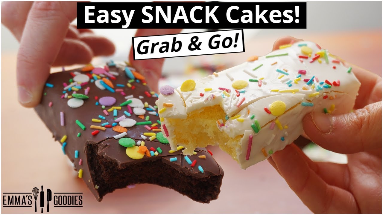 1 SNACK CAKES! Grab & Go! Soft Cakes W/ Icing Shell! Lunch Box Cakes!