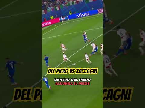 DEL PIERO VS ZACCAGNI - REACTION TIFOSI - Alessandro Vanoni #euro2024
