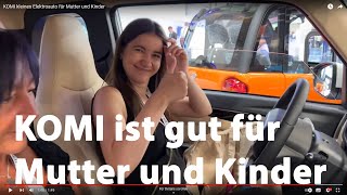 KOMI kleines Elektroauto für Mutter und Kinder