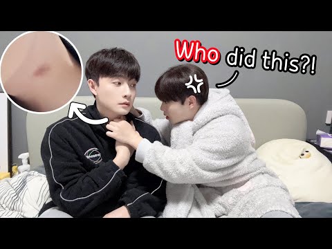 Tell My Boyfriend A Man Gaves Me A Hickey...💋Prank On My Husband [Gay Couple Lucas&Kibo BL]