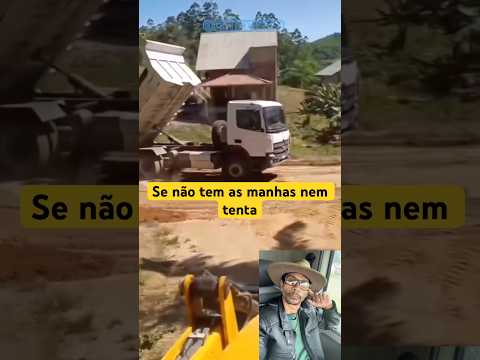 Caçambeiro como descarregar o material de forma correta #caminhao #cacambeirosqualificados #dica