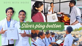 Silver Play Button Unboxing | Boys With Noise | Play Button | #vlog #silverplaybutton #video