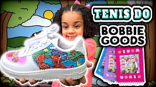FIZEMOS UM TENIS DE BOBBIE GOODS (desenhamos e pintamos)