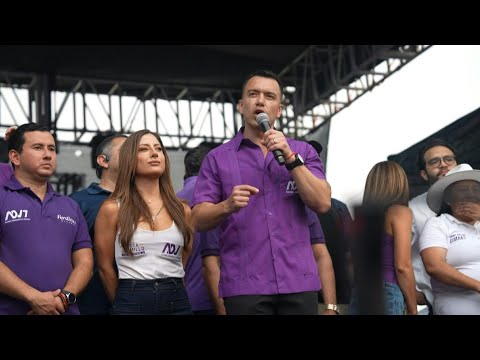 Daniel Noboa busca la reelección en Ecuador con la "mano dura" como bandera | AFP