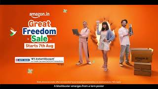 Blockbuster Deals on Amazon Great Freedom Sale! Starts 7th Aug