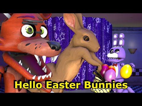 Baby Foxy Easter Egg Hunt - helping the Easter Bunny [FNAF SFM] Animation