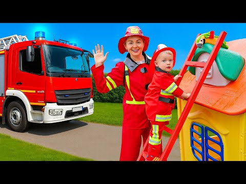 Adam dan Ibu Jadi Pemadam Kebakaran! 🚒🔥 Kumpulan Cerita Seru untuk Anak