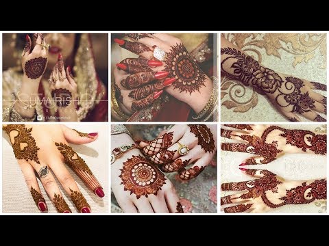 Cute Different Style Mehndi Designs For Girls
