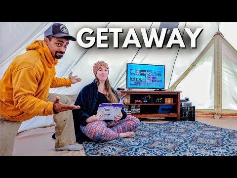 WATCH US Create a Cozy GETAWAY TENT Using ONLY THRIFT STORE Items!