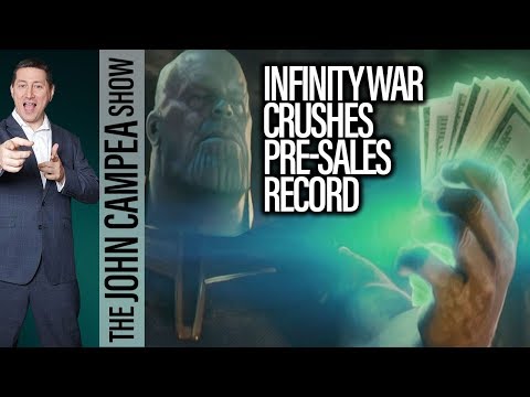 Avengers Infinity War Breaks Advanced Tickets Sales Records - The John Campea Show