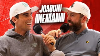 Rick Shiels talks golf with Joaquin Niemann