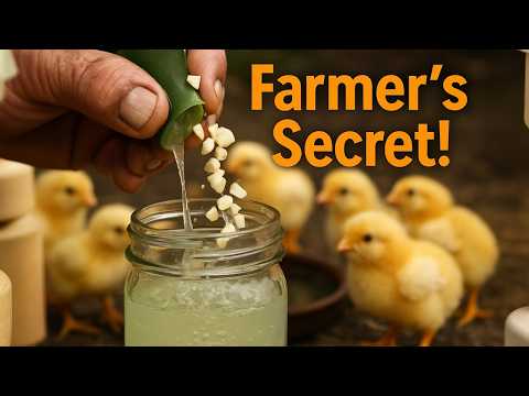 This Water Mix Healed My Sick Chicks in 24 Hours! (Aloe Vera + Garlic)
