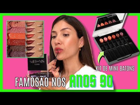 MENOR BATOM que já USEI na MINHA VIDA l SIX MINI LIPS