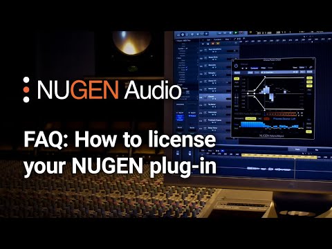 FAQ: How to license your NUGEN plug-in