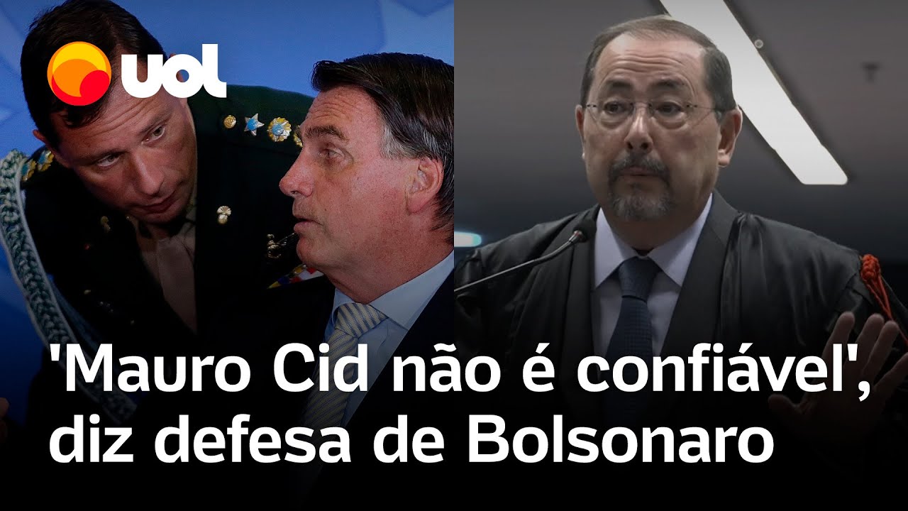 Defesa de Bolsonaro ataca delação de Mauro Cid Este homem não é confiável foi pego na mentira