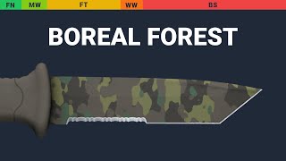 Ursus Knife Boreal Forest Wear Preview