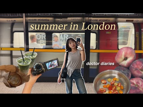 DOCTOR DIARIES adulting 1.0 🍵 London matcha dates,  trying to like summer 영국의사 브이로그