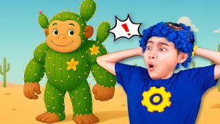 🤣 Screaming Italian Monkey Invades the Zoo | Funny Kids Song 🎶