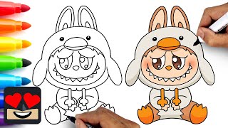 How To Draw Forest Fairy Tale Labubu