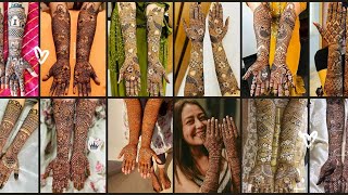 Amazing detailed full bridal mehndi design for hand || Easy bridal mehndi || Dulhan mehndi ||
