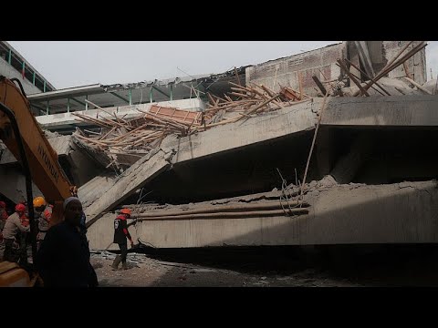 YouTube video thumbnail: School Building Collapses in Indonesia, Killing at Least Three and Leaving Dozens Missing