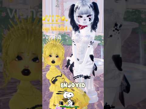 RECREATING SNOOPY & WOODSTOCK BUT.. ON DRESS TO IMPRESS #dresstoimpress #snoopy #woodstock #dticodes