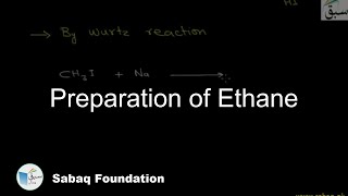 Preparation of Ethane