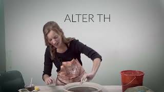 4 Ways to Spruce Up Wheel Thrown Plates | AMELIA STAMPS