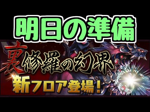 【生放送】裏機構城の準備枠【パズドラ】