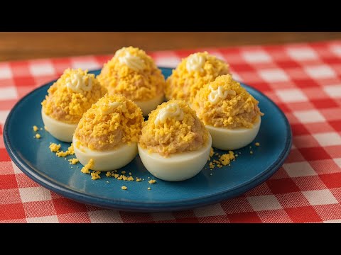 LOS HUEVOS RELLENOS MÁS FÁCILES DEL MUNDO