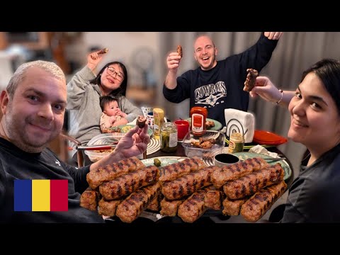 Romanian couple invited us for a MICI PARTY!!! (BEST ROMANIAN FOOD)