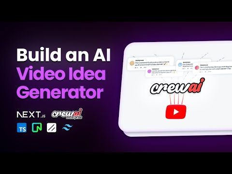 Fullstack AI Video Idea Generator: CrewAI Enterprise, NextJS, Neon, Drizzle, Typescript