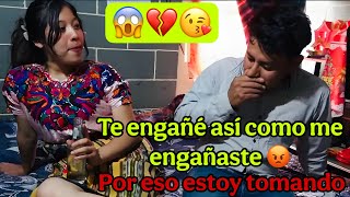 Te engañé así como me engañaste y por eso estoy tomando le dijo a su esposo y lo que pasó después 😱
