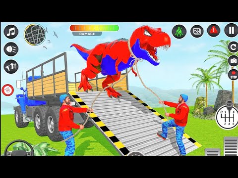 XXL Dino Animal Transport Truck Driving | Animals Transport Game | Android Games #games #truckdriver