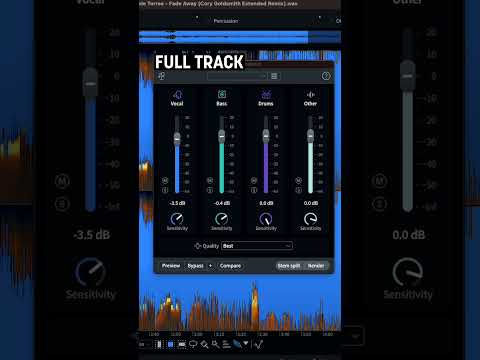 Acappelas? Instrumentals? Stem separation? RX 11's Music Rebalance has you covered 😎