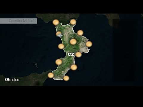 Il Meteo in Calabria del 11 settembre 2023