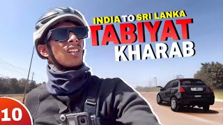 TABIYAT KHARAB HO GAI 🤕❌ | India to Srilanka Bikepacking | EP-10 | Hind Sagar