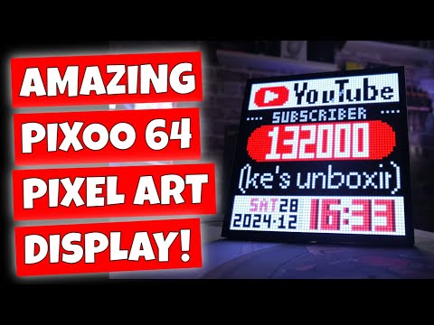 Divoom Pixoo 64 Amazing Programmable Large Pixel Art Screen & Discount Codes