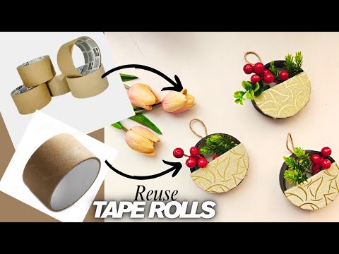 DIY Wall Hanging | Wall Hanging from Waste Tape Rolls | Best out of Waste | Budget Friendly
