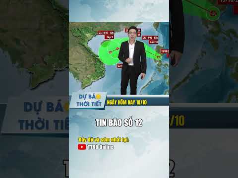 Tin Bão số 12 mới nhất #thoitiet #dubaothoitiet #thoitiethomnay