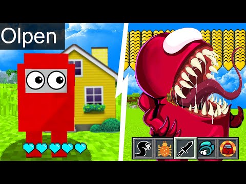 Я прожил 100 Дней за ПРЕДАТЕЛЯ АМОНГ АС в Майнкрафте Among US Imposter В MINECRAFT
