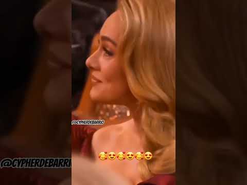 Adele conoce a Dwayne Johnson La Roca #adele