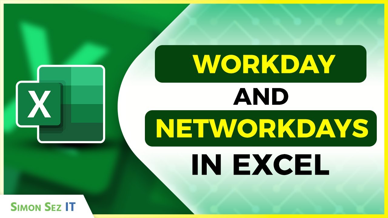 How to Calculate Dates with WORKDAY and NETWORKDAYS in Excel