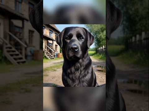 Black Dog Defends Its Owner. 💔