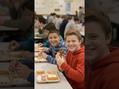 Karma 🍎 in the School Cafeteria: Instant Lesson #karma #school #shorts