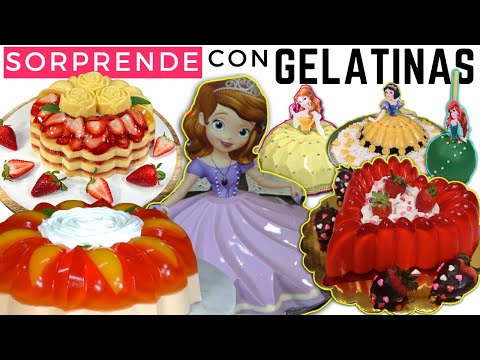 SORPRENDE en FIESTAS con 12 POSTRES DE GELATINA FÁCILES y DELICIOSOS