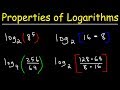 Evaluating Logarithmic Expressions
